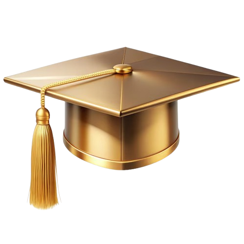 Graduate Hat Gold Image